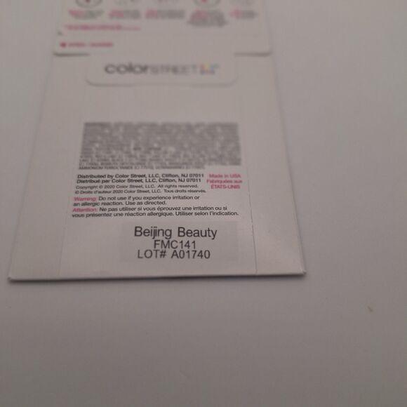 Color Street - Beijing Beauty
Brand new, unopened set. - Picture 3 of 3